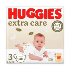 Дитячі підгузники Huggies Extra Care Jumbo №3 6-10 кг 40 шт