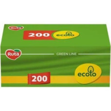 Серветки косметичні Ecolo 200шт 2-х шарові 