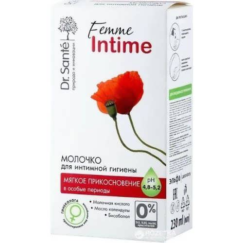 Гель для інтимної гігієни Dr. Sante Femme М'який догляд 230 мл.