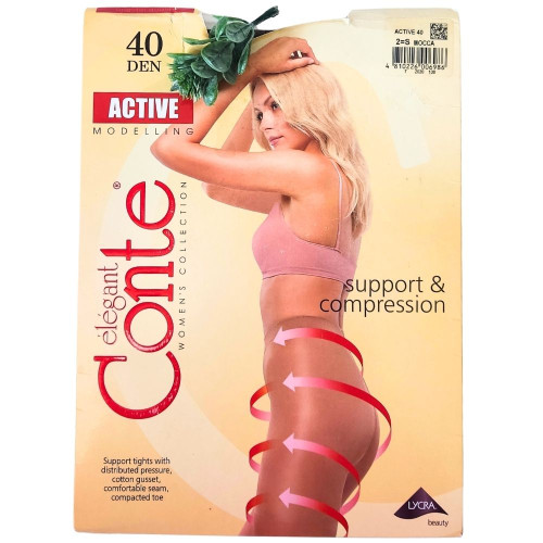 Колготи жіночі CONTE Active 40ден р. 2 Мокка