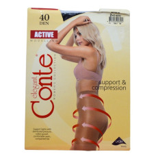 Колготи жіночі CONTE Актив 40ден р. 2 Неро