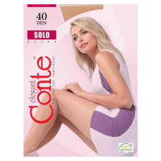 Колготи жіночі Conte Solo 40ден р.2 ГРАФІТ