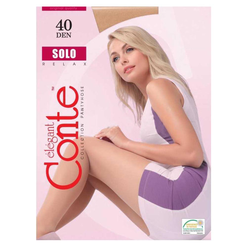 Колготи жіночі Conte Solo 40ден р.2 ГРАФІТ