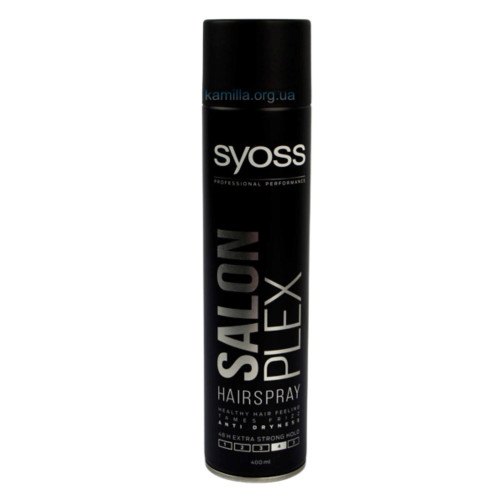 Лак для волосся Syoss №4 Salon Plex 400 мл.