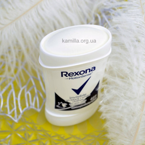 Дезодорант стік Rexona Invisible Black & White 40 мл.