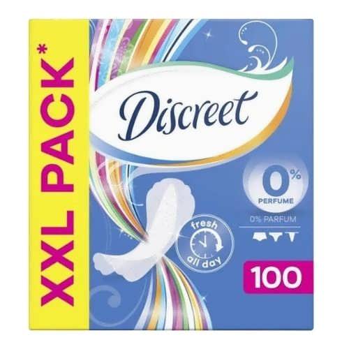 Щоденні прокладки Discreet Multiform 0% parfume 100 шт.