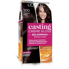 Фарба для волосся L'Oreal Casting №200 Чорна кава 180 мл.