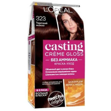 Фарба для волосся L'Oreal Casting №323 Чорний шоколад 180 мл.