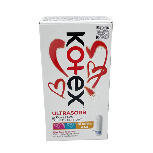 Тампони Натурал Kotex 16шт Супер 4кр