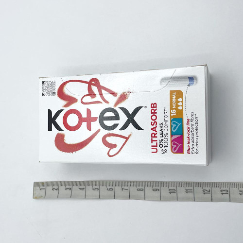 Тампони Натурал Kotex 16шт Супер 4кр