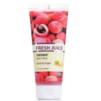 Пілінг для тіла Fresh Juice Litchi & Ginger с олією імбиря 200 мл.