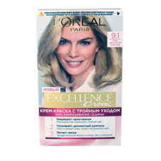 Фарбa для волосся L`Oreal Excellence №9,1 Дуже світло русий пепельний