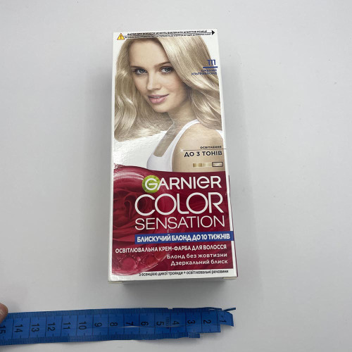 Фарбa для волосся Garnier Sensation №111 Срібний ультра блонд