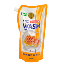 Крем-мило Pro Wash Молоко та мед 910 мл
