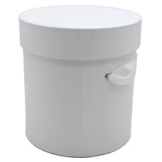 Подарункова коробка з кришкою 13*13,6см Біла