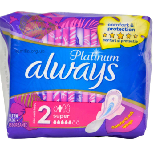 Гігєнічні прокладки Always Platinum Super 7 шт.