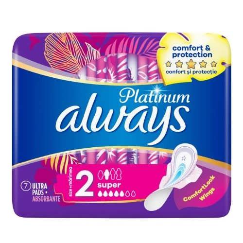 Гігєнічні прокладки Always Platinum Super 7 шт.