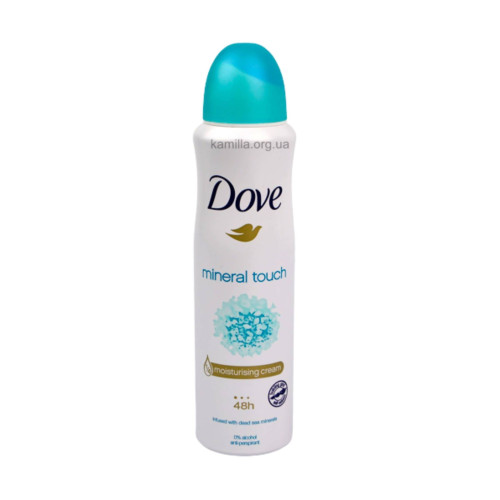 Жіночий дезодорант спрей Dove Mineral Touch 150 мл.