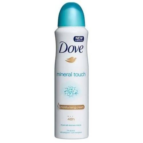Жіночий дезодорант спрей Dove Mineral Touch 150 мл.