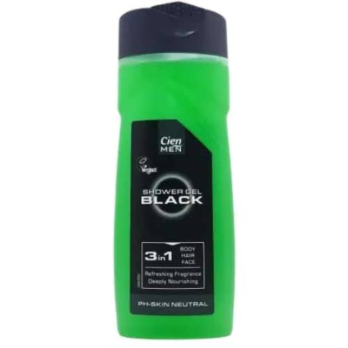 Чоловічий гель для душу Cien Black 300 мл.