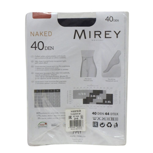 Колготи жіночі  Mirey 40ден р. 2 Fumo