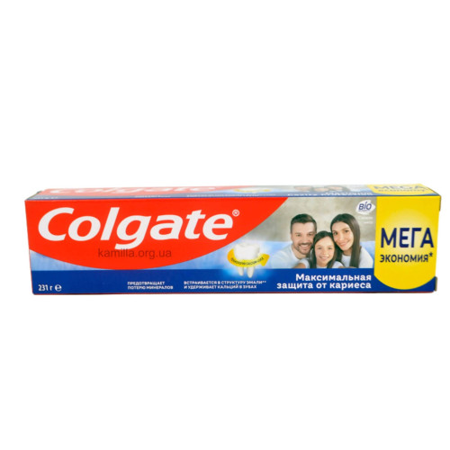 Зубна паста Colgate Мега Економія 231 г.