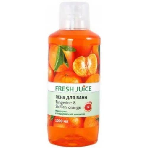 Піна для ванн Fresh Juice Мандарин і сицилійський апельсин, 1 л