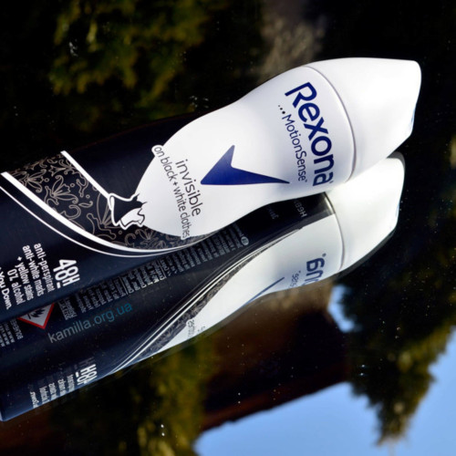 Дезодорант спрей Rexona Invisible Black & White 150 мл.