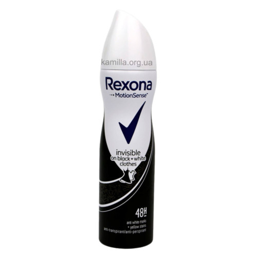 Дезодорант спрей Rexona Invisible Black & White 150 мл.