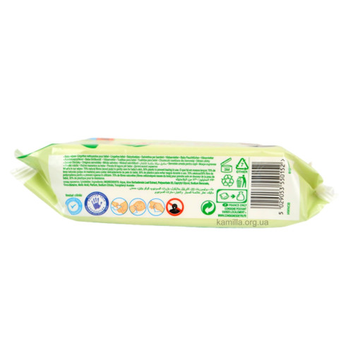 Дитячі вологі серветки Huggies Natural Care 56 шт. 