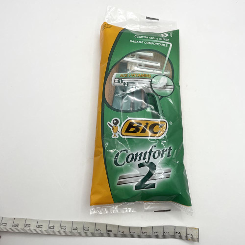 Станки для гоління одноразові Bic 5шт Комфорт 2 леза (темно зелені)