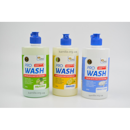 Засіб для миття посуду Pro Wash Ефект Соди 470 г