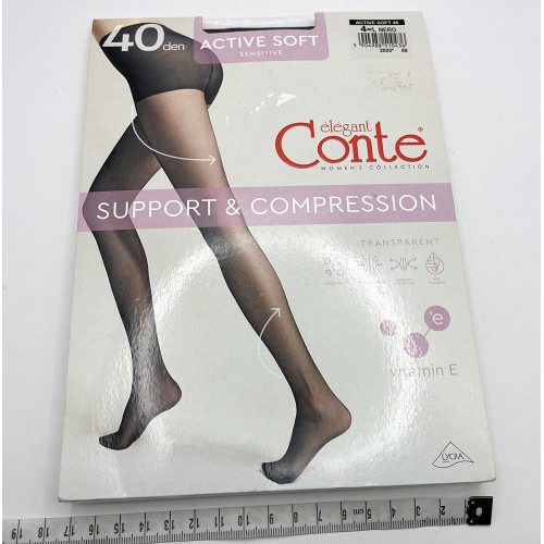 Колготи жіночі CONTE Solo 40ден №4 Неро