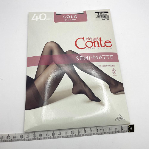 Колготи жіночі CONTE Solo 40ден №3 Неро