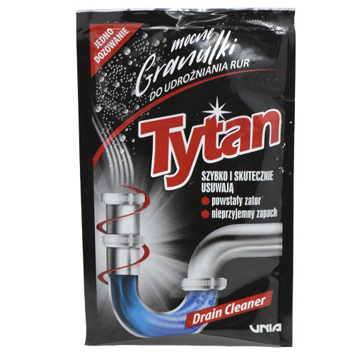 Гранульний порошок для прочистки труб Tytan 40г