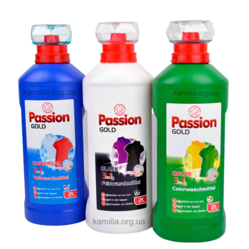 Гель для прання Passion Gold 3 in 1 Color 2 л