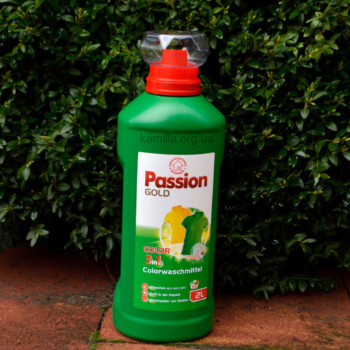 Гель для прання Passion Gold 3 in 1 Color 2 л