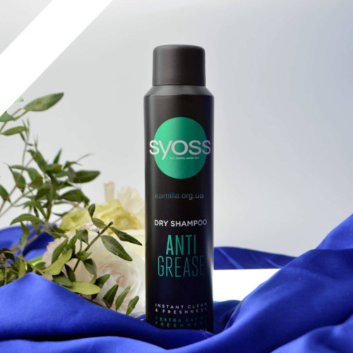Сухий шампунь для волосся Syoss Anti Grease 200 мл.