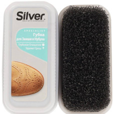 Губка чистяща для нубука та замші Silver 1шт 