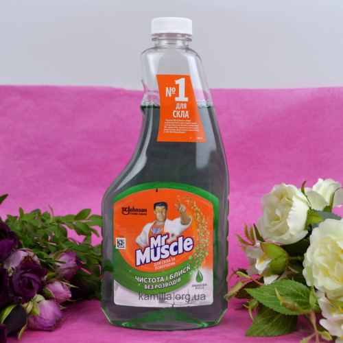Засіб для миття вікон Mr. Muscle Ранкова Роса 500 мл.