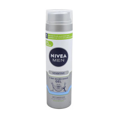 Гель для гоління Nivea 200мл Сенситів Анті Іріратіон