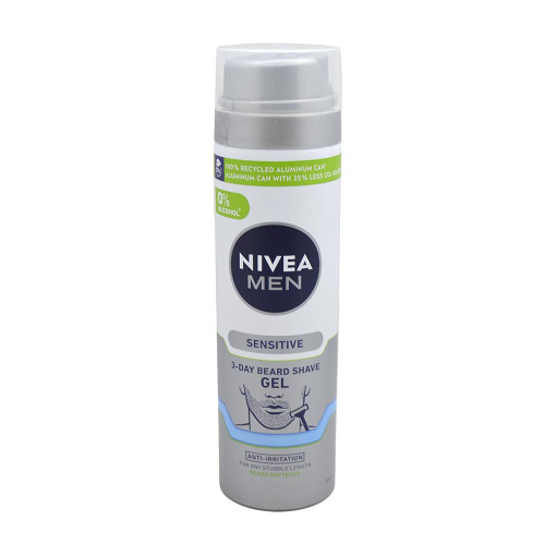 Гель для гоління Nivea 200мл Сенситів Анті Іріратіон