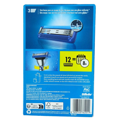 Картрідж для гоління Gillette Mach3 Turbo 4шт 