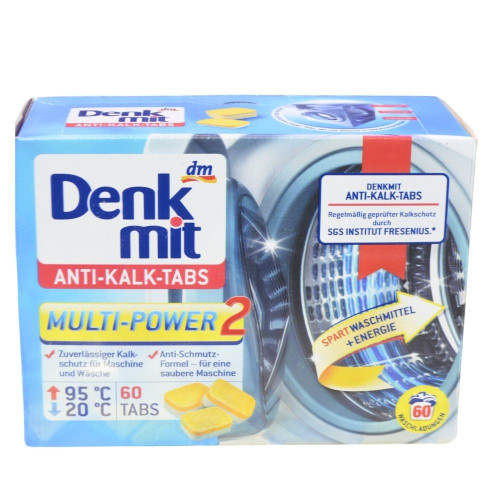 Таблетки для пральних машин Denkmit 60шт Multi Power2