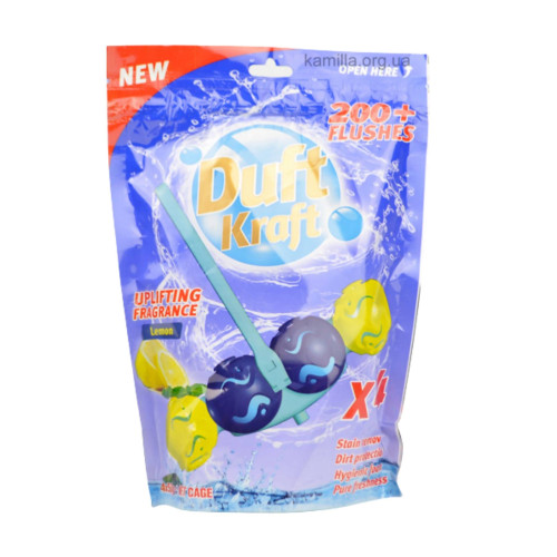 Шарики для туалету Duft Kraft Лимон 50 гр 4 шт.