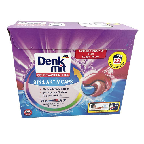 Капсули для прання Denkmit 22шт Колор 