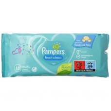 Вологі серветки Pampers без клапана 52 шт.