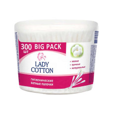 Ватні палочки Lady Cotton 300шт