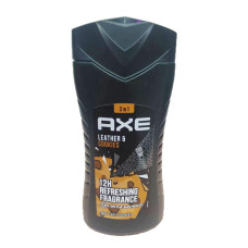 Чоловічий гель для душу Axe 250мл Лезер енд Кукіс