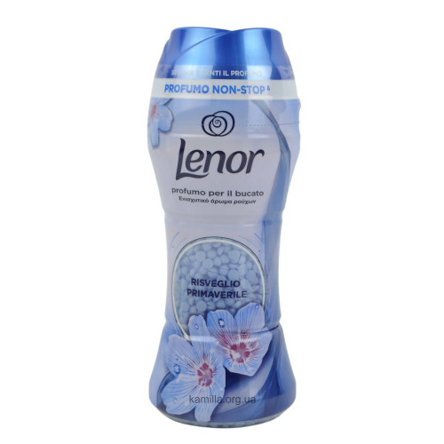 Гранули ополіскувач для одягу Lenor Синя квітка 210 г. 